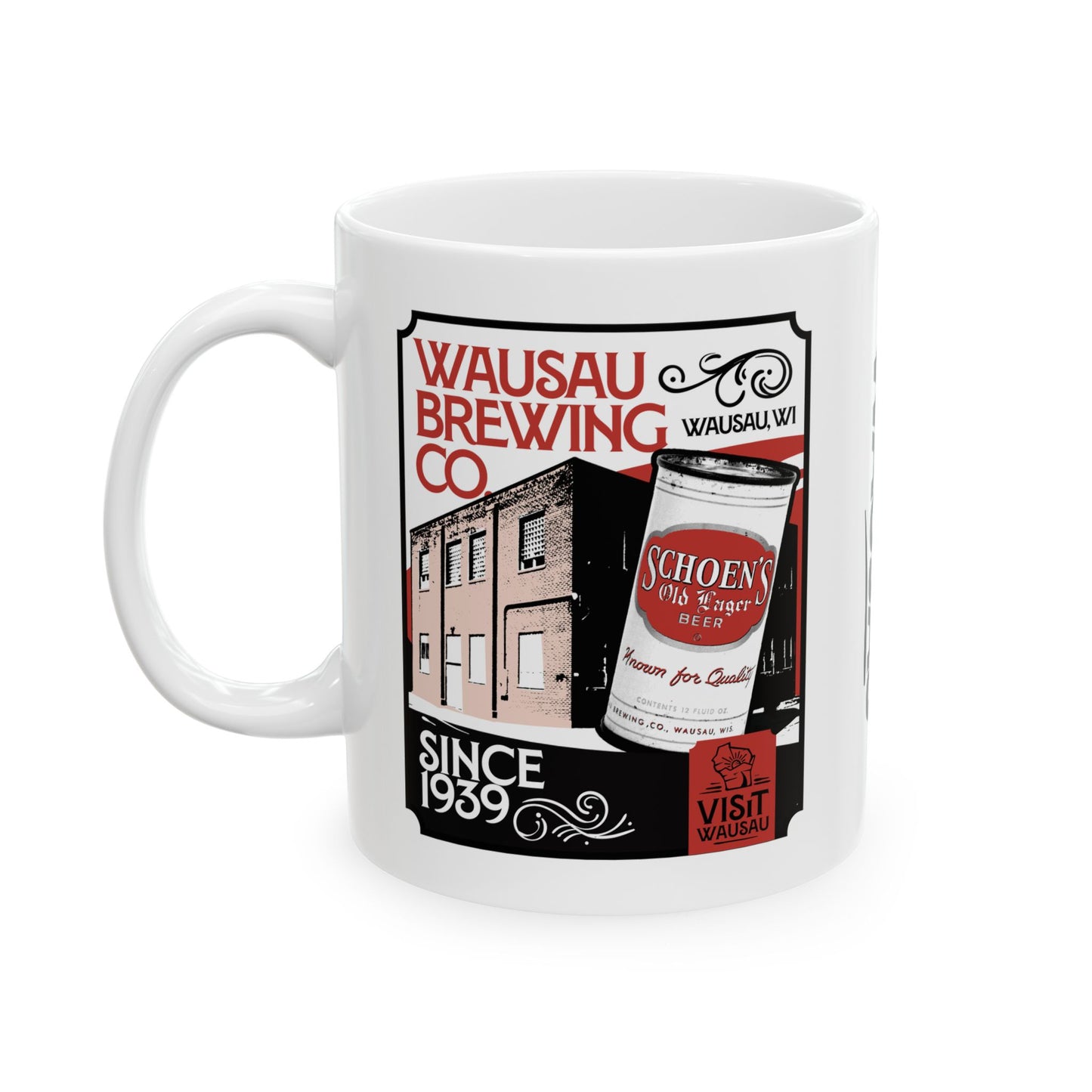 Mug - Classic Wausau Icon - Wausau Brewing Company - Central Wisconsin Beers