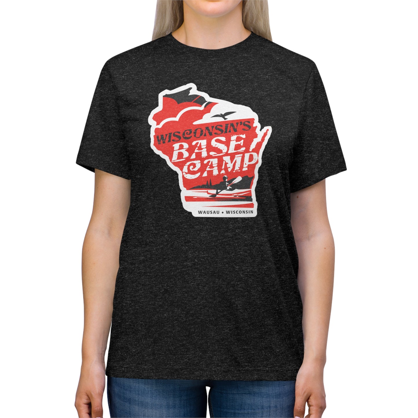 Wisconsin's Basecamp Paddler - Unisex Triblend Tee