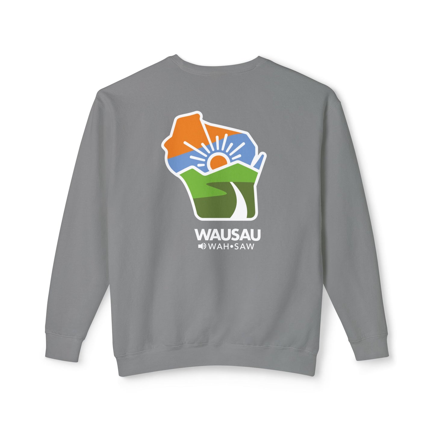 Sunrise Landscape Unisex Lightweight Crewneck Sweatshirt